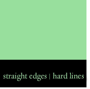 Logo Ausstellung „STRAIGHT EDGES   HARD LINES“