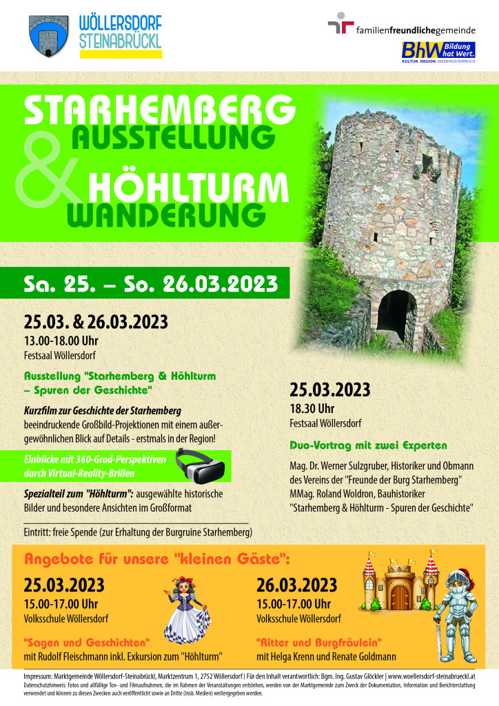 Starhemberg Ausstellung & Höhlturm Wanderung