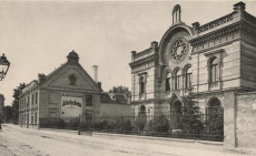 Historische Ansicht der Synagoge von Wiener Neustadt