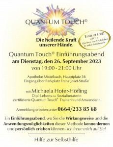 Quantum Touch Einführungsabend