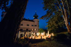 Schloss Artstetten in der Vollmondnacht